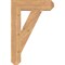 Ekena Millwork Traditional Craftsman Smooth Bracket, Western Red Cedar, 5 1/2"W x 24"D x 36"H BKT06X24X36TRA04SWR - alternate 3